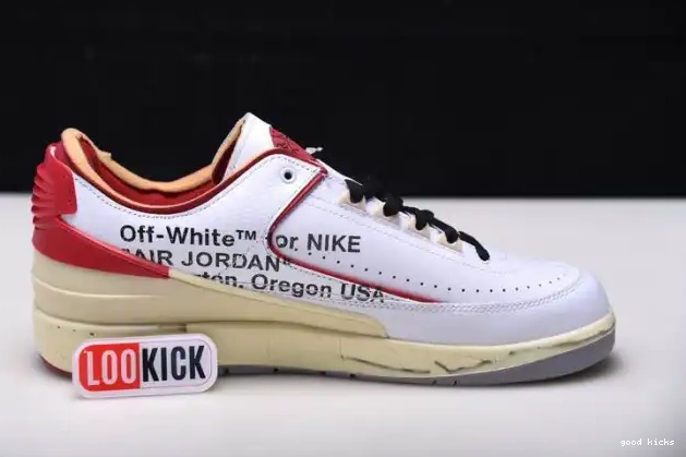 Cheap Low SP Red DJ4375-106 Jordan 2 White Retro Off-White 0408